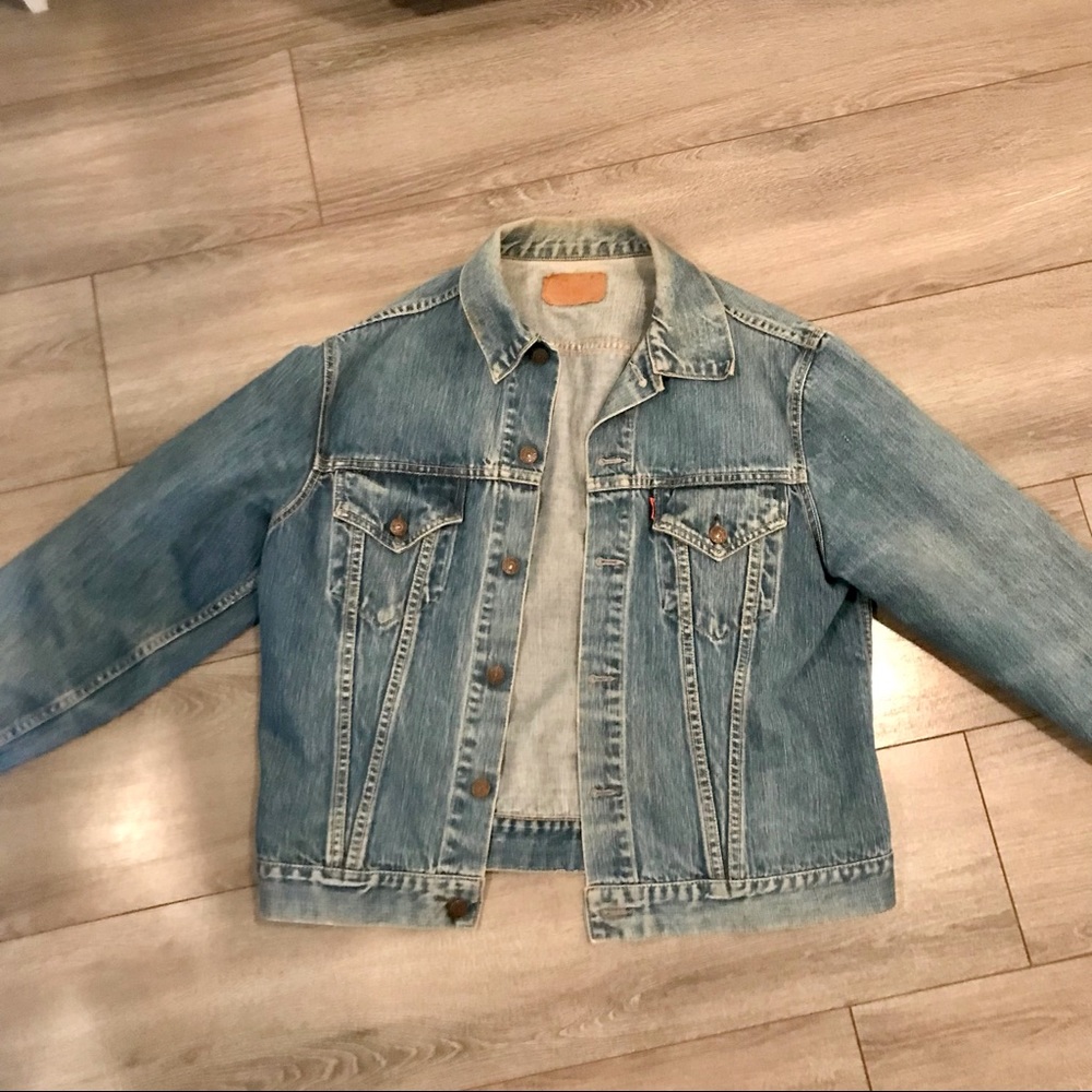 Type 3 Levi’s Trucker Early 80’s Orange Tab Two Pocket 70505 - 0217 Size 44 (L)